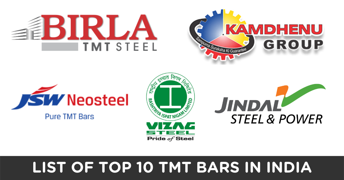 Top 10 TMT bars in India